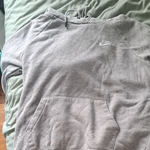 Nike Men's Gray Hoodie